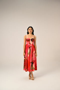 Aurora Rose Padded Dress