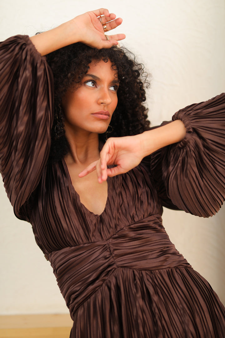 Seista Pleated Dress