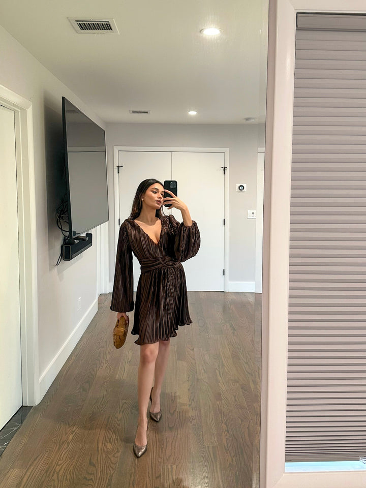 Seista Pleated Dress