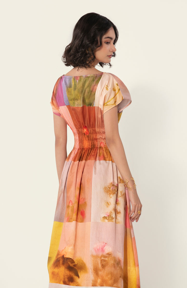 Amelia Smocked Midi Dress