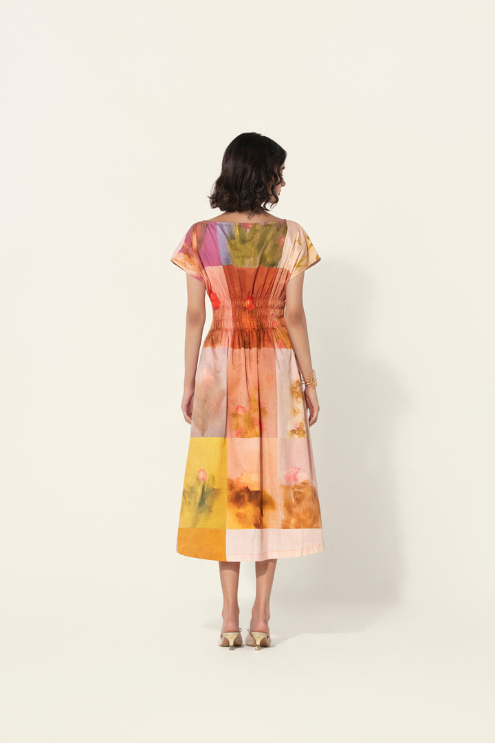 Amelia Smocked Midi Dress