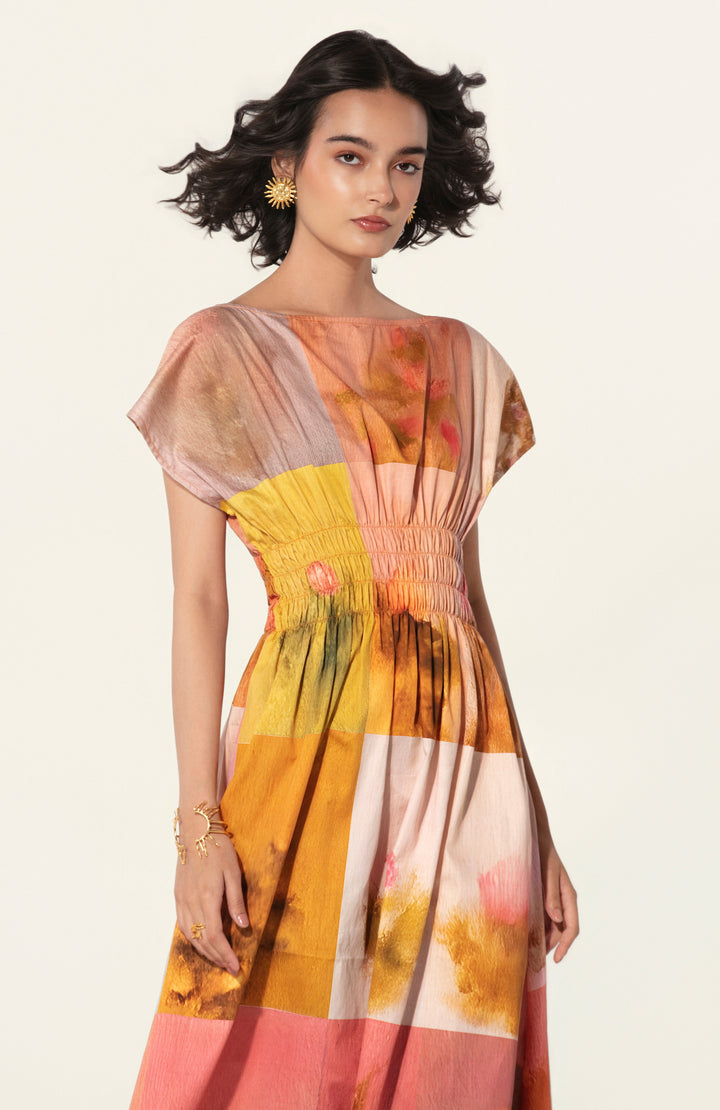 Amelia Smocked Midi Dress