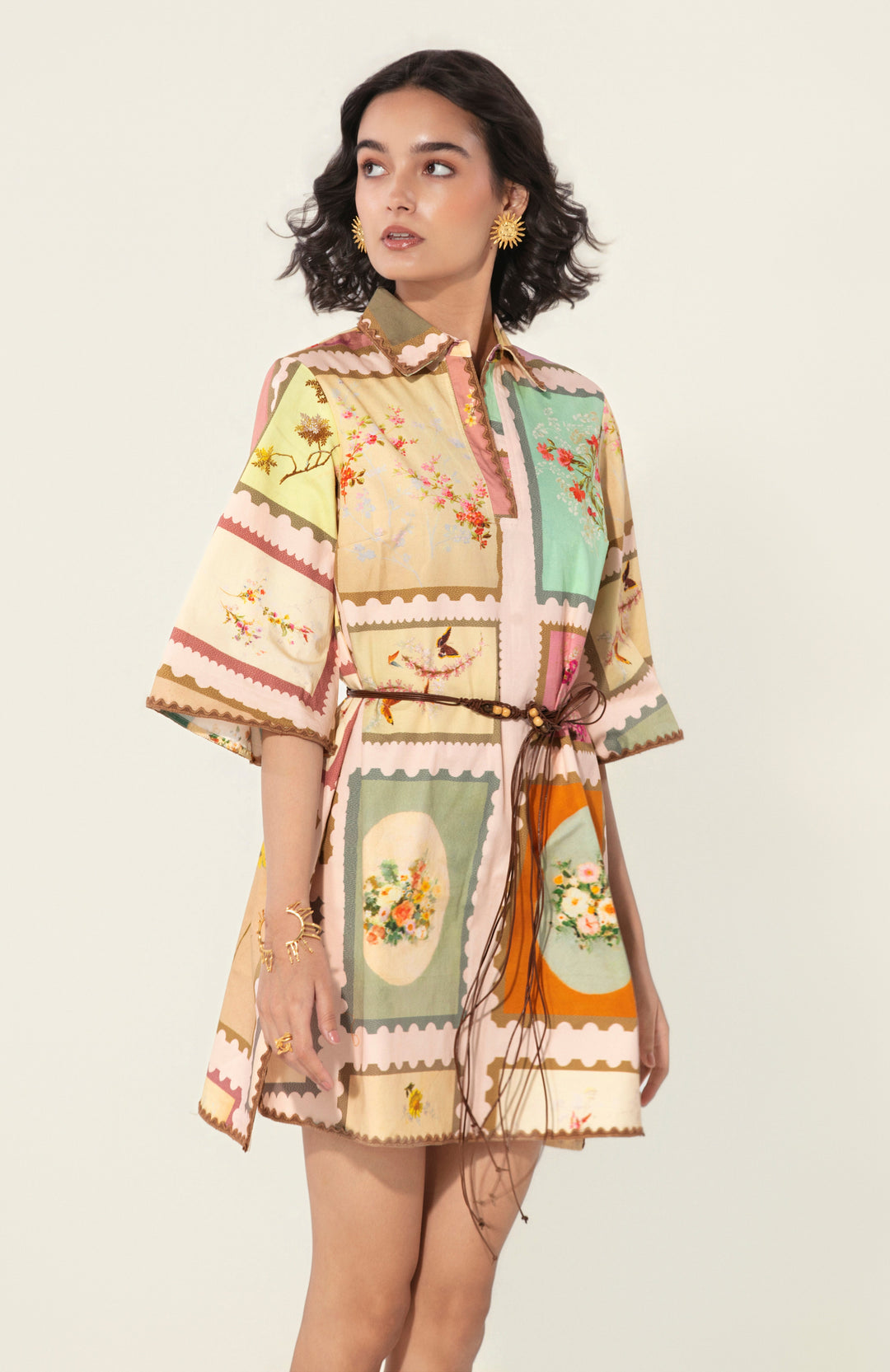 Marianne Belted Tunic Dress