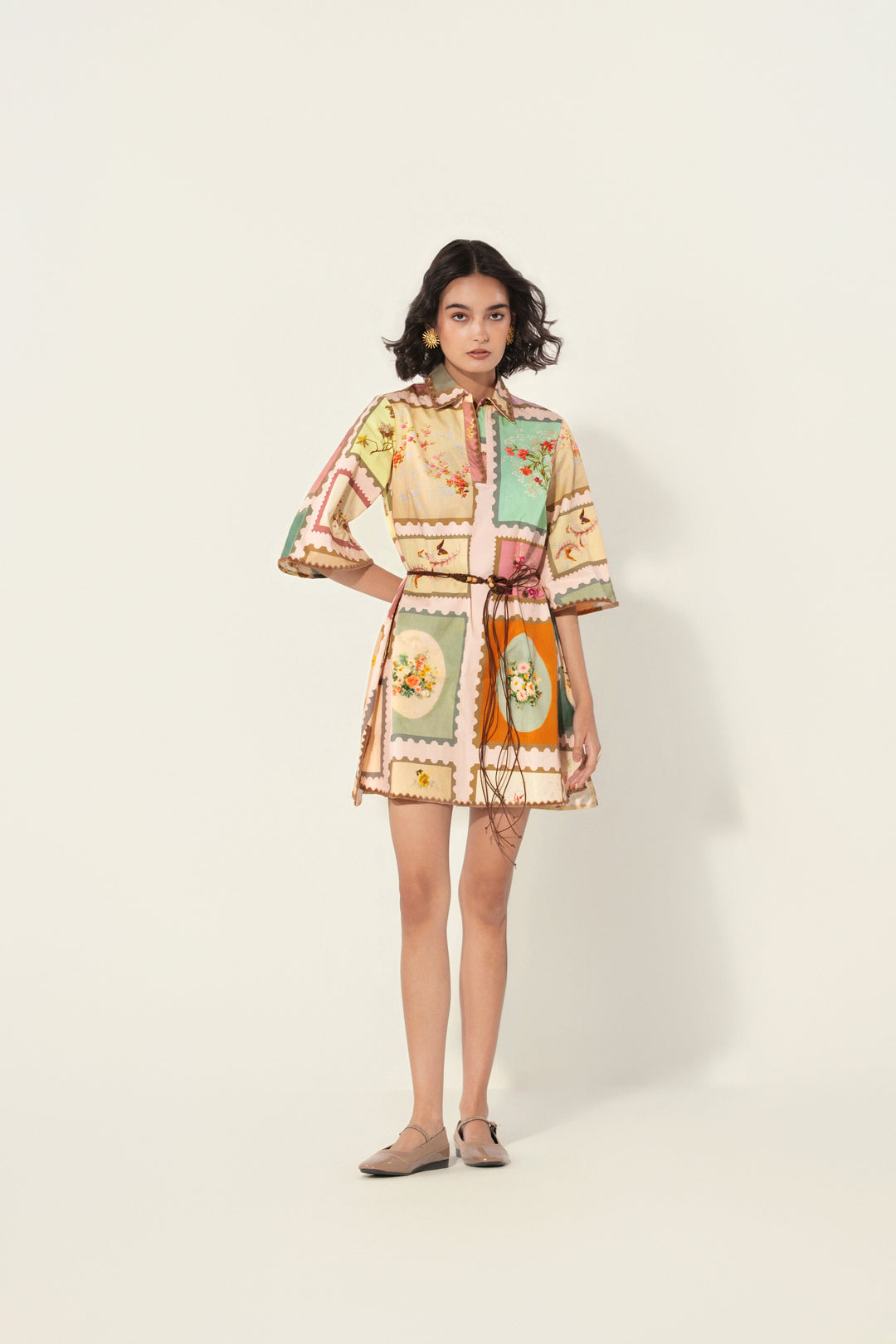 Marianne Belted Tunic Dress