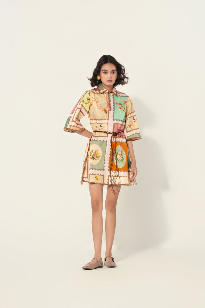 Marianne Belted Tunic Dress