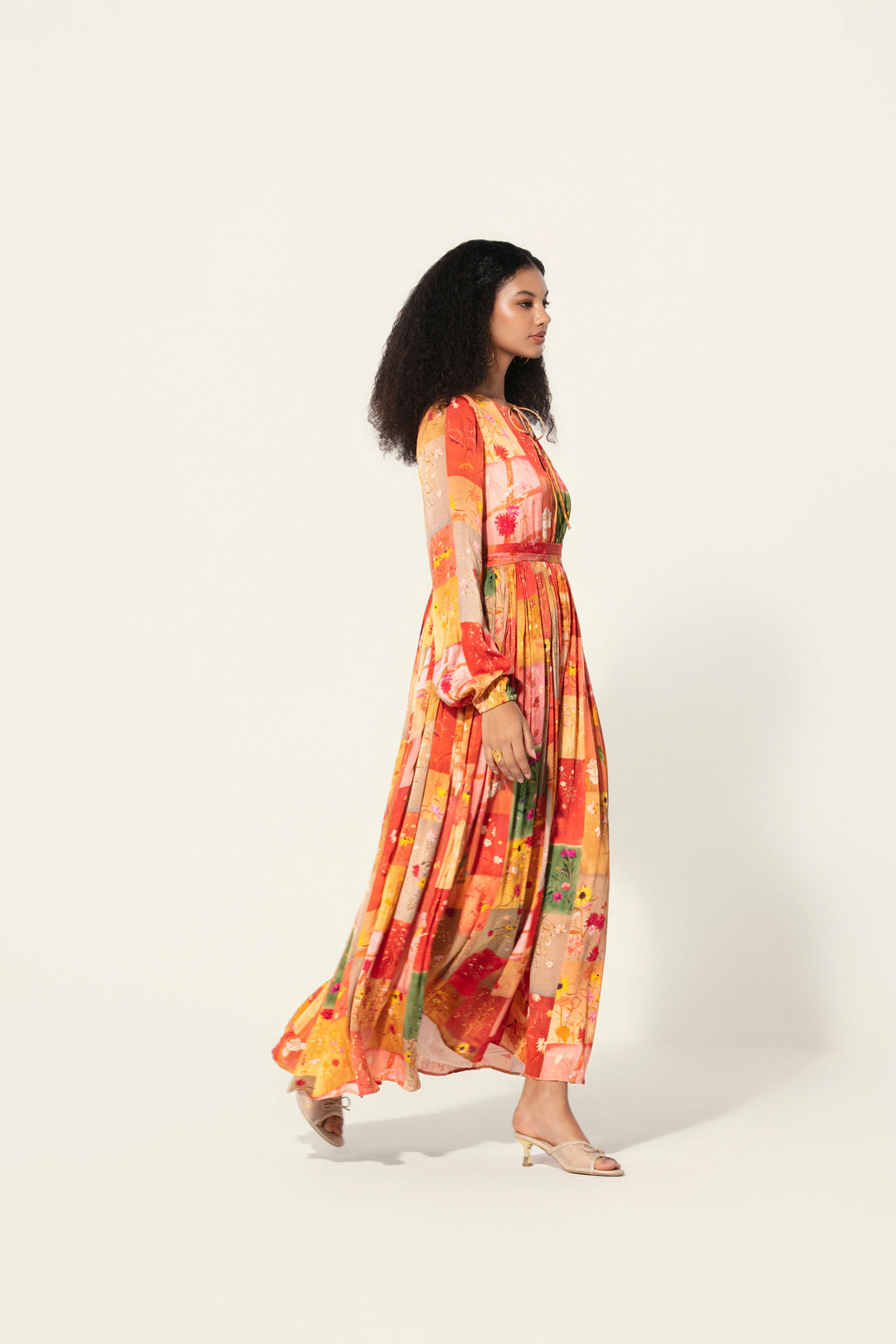 Ava in Vijaya Silk Long Dress