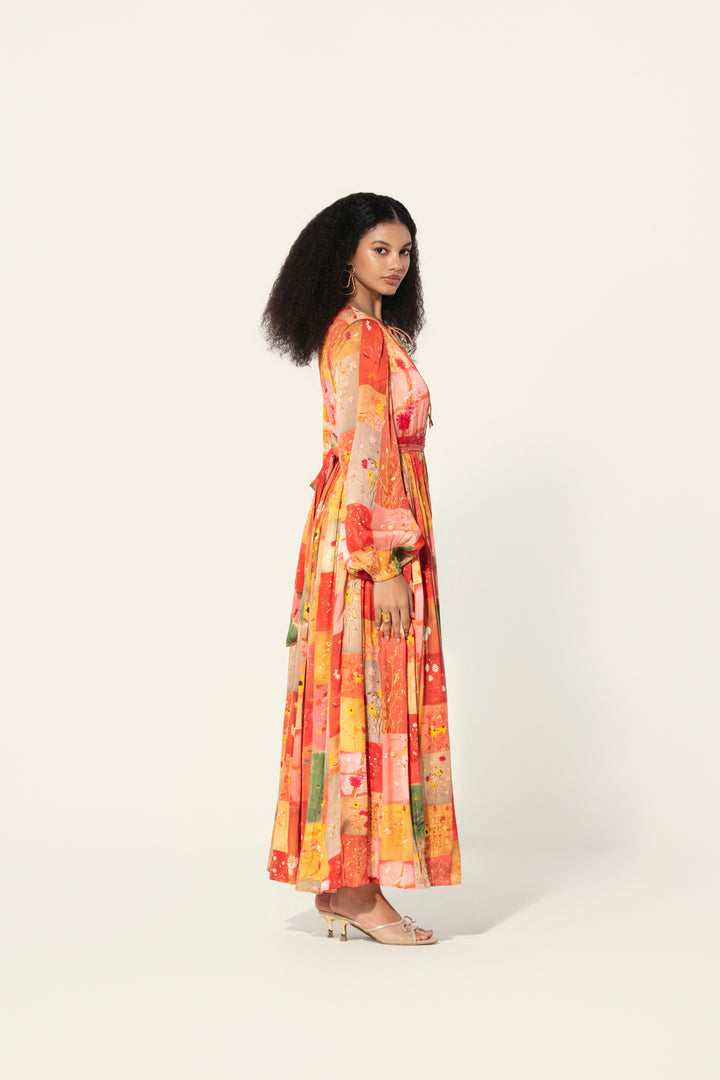 Ava in Vijaya Silk Long Dress