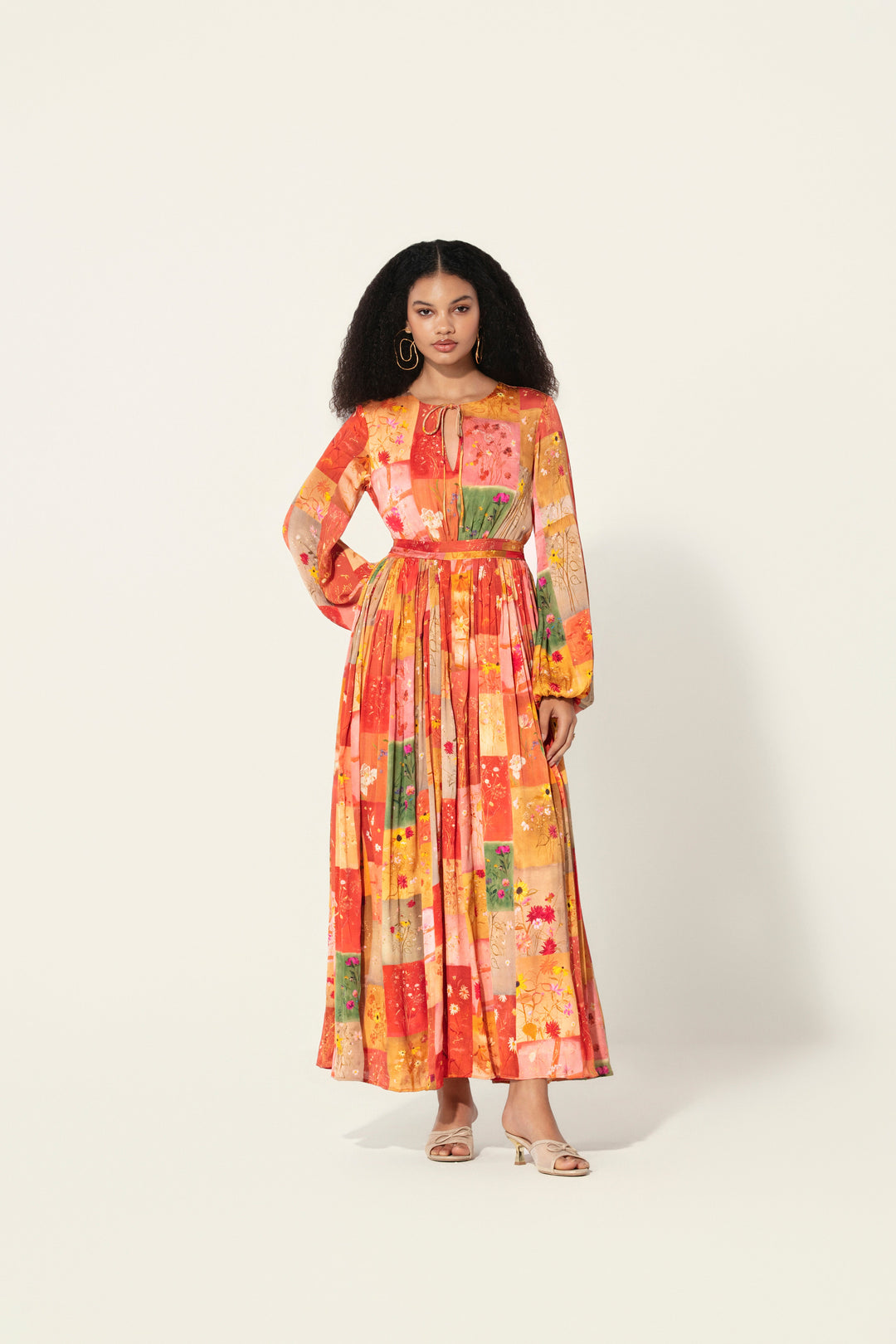 Ava in Vijaya Silk Long Dress
