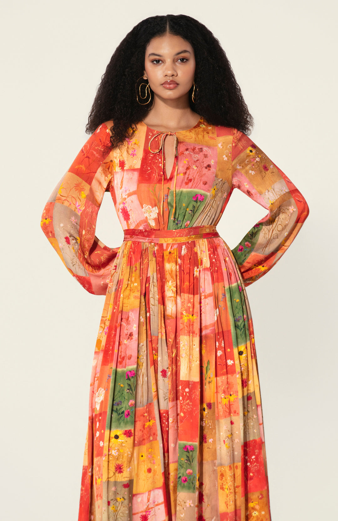 Ava in Vijaya Silk Long Dress