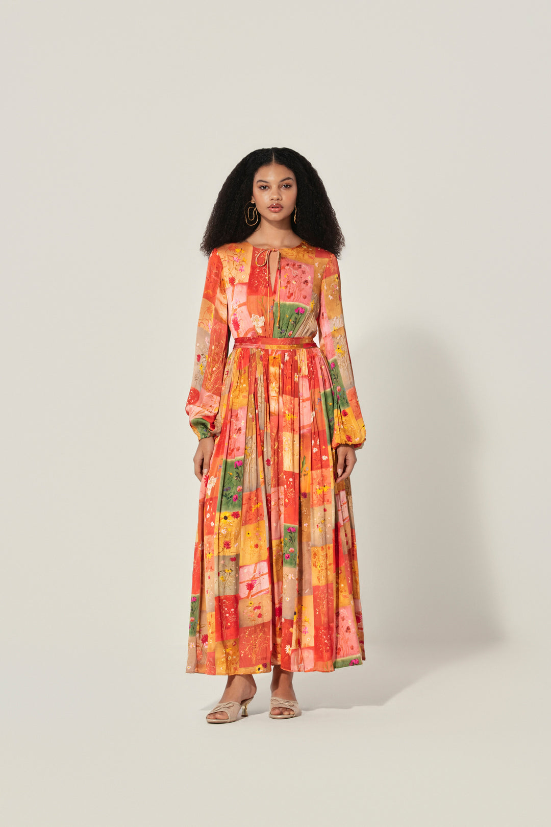 Ava in Vijaya Silk Long Dress