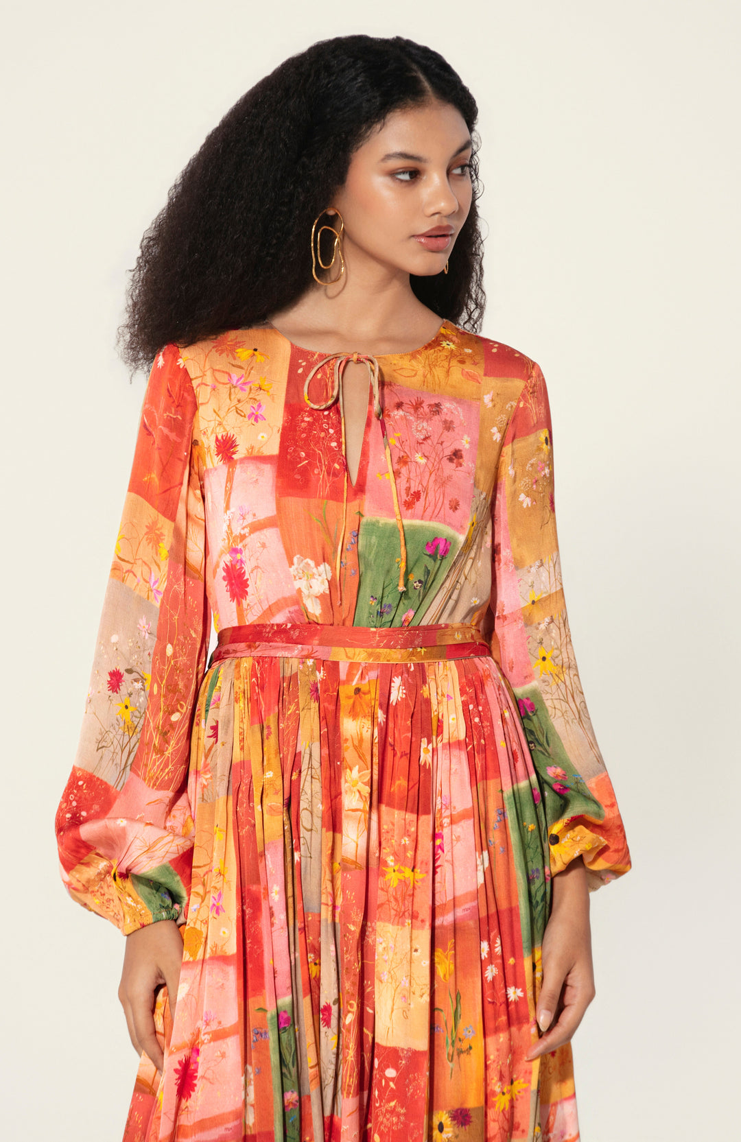 Ava in Vijaya Silk Long Dress