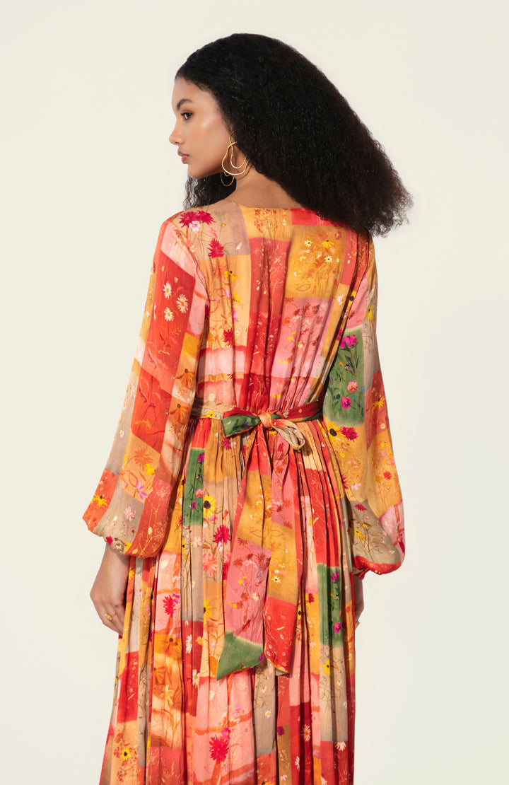 Ava in Vijaya Silk Long Dress