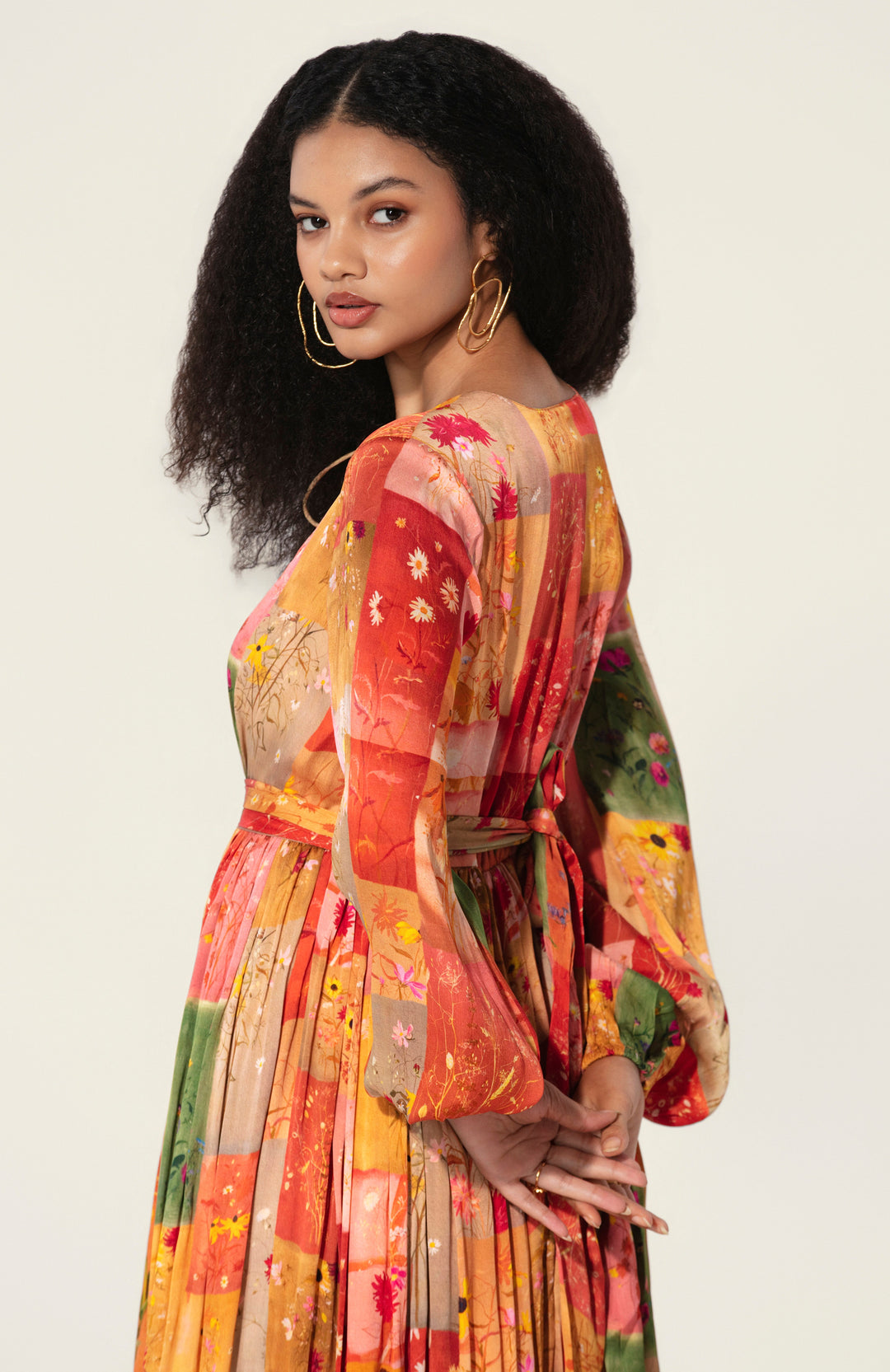 Ava in Vijaya Silk Long Dress