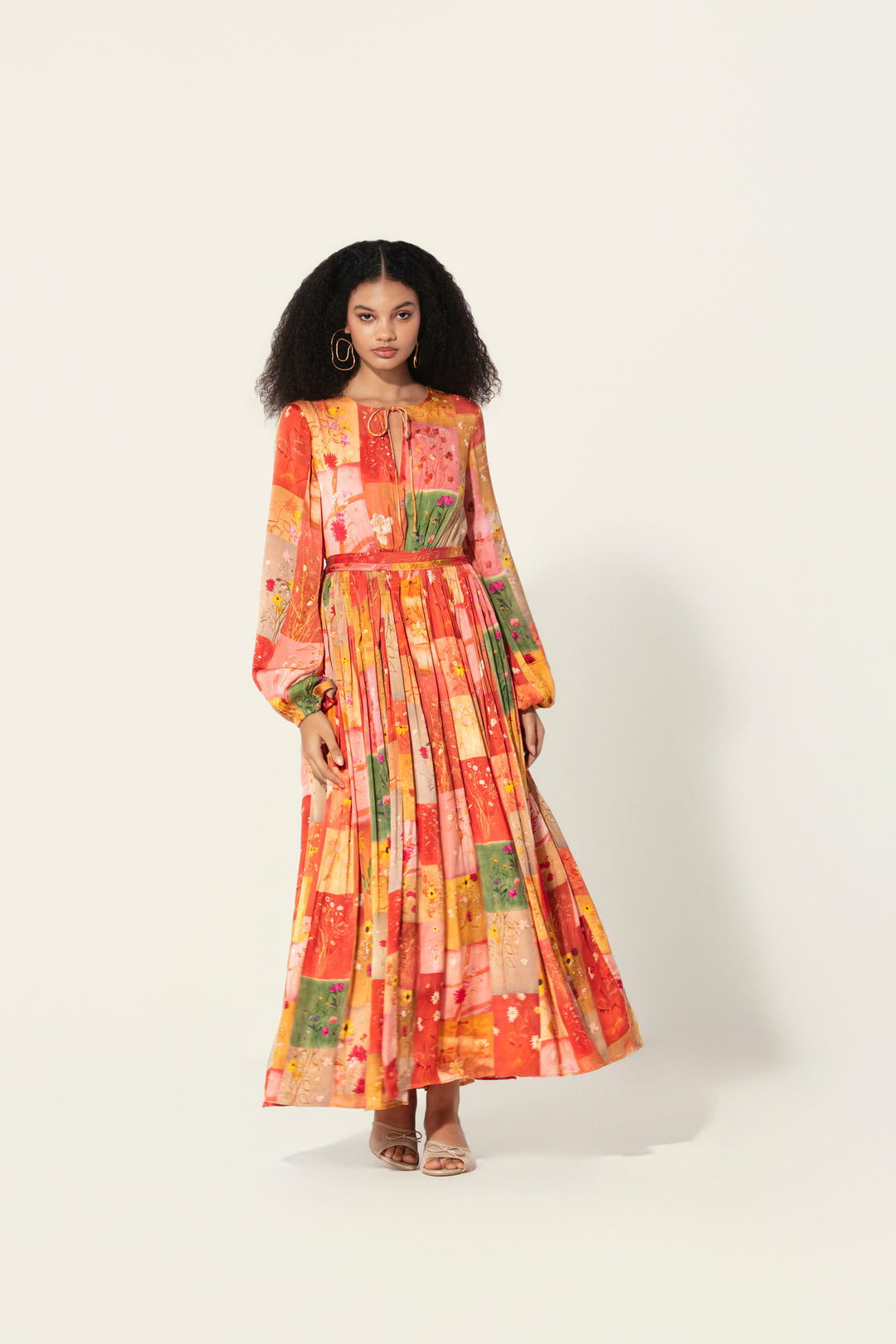 Ava in Vijaya Silk Long Dress