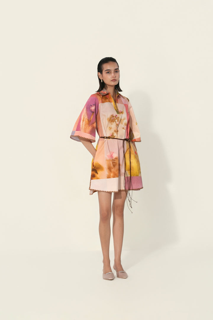 Amelia Belted Tunic Dress