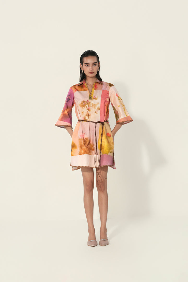 Amelia Belted Tunic Dress