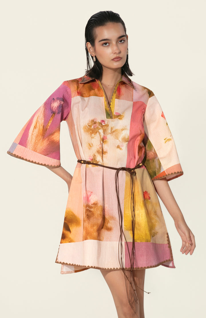 Amelia Belted Tunic Dress