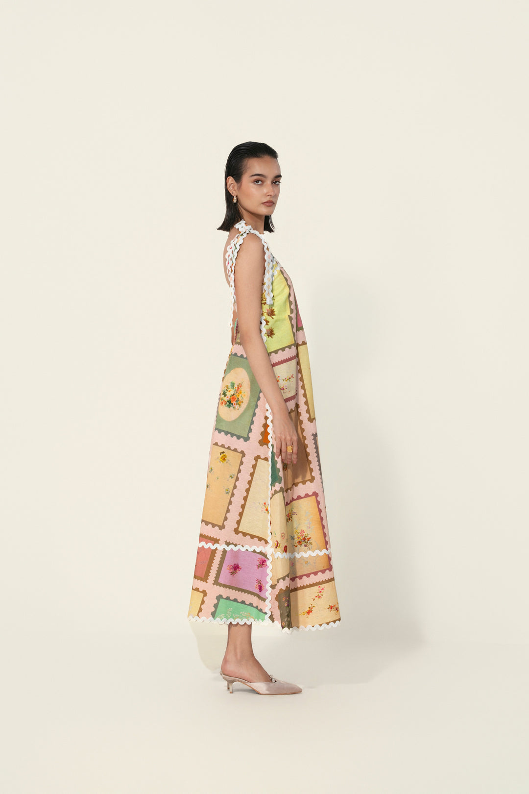 Rosa in Marianne Framed Maxi Dress