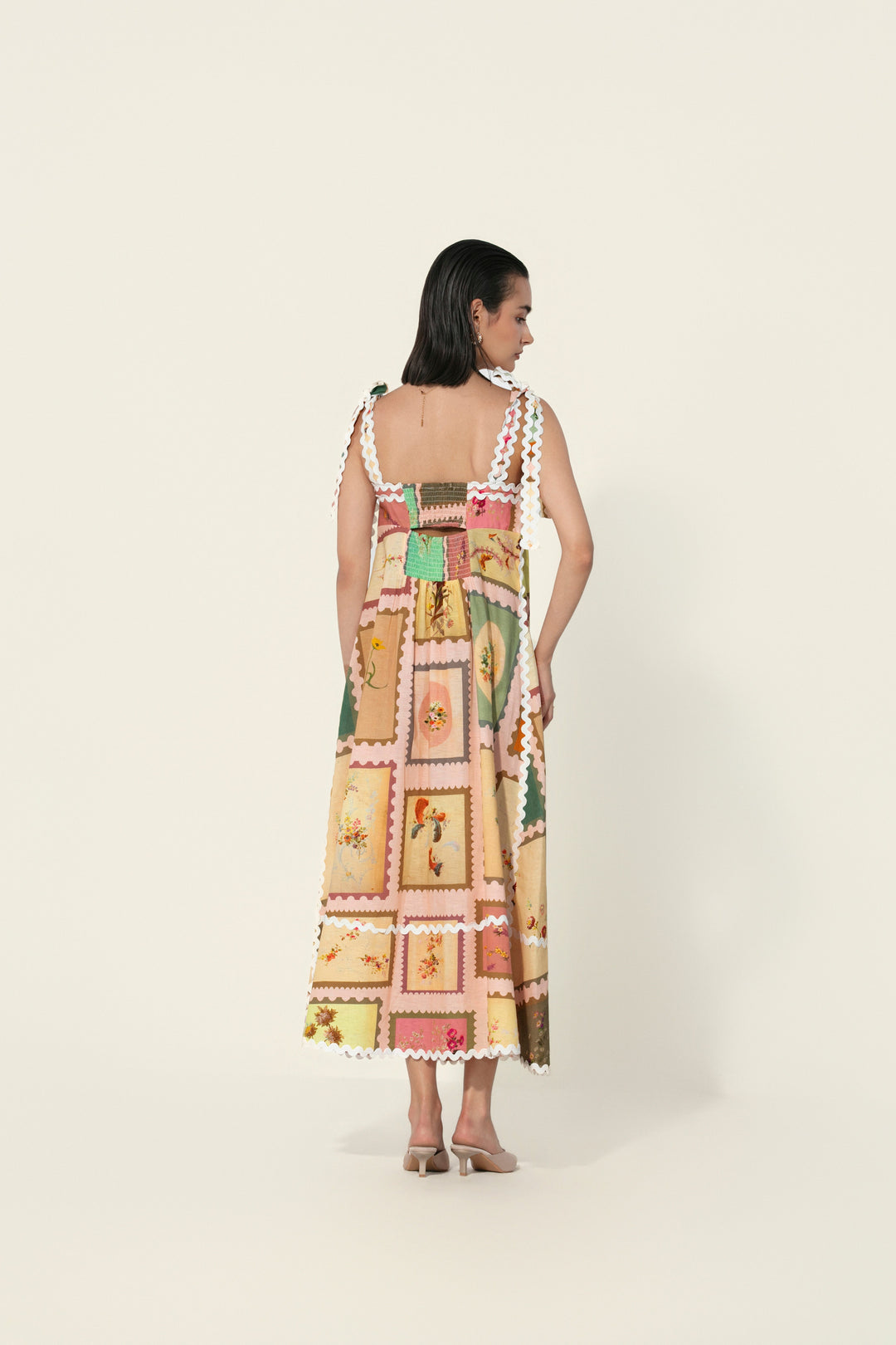 Rosa in Marianne Framed Maxi Dress