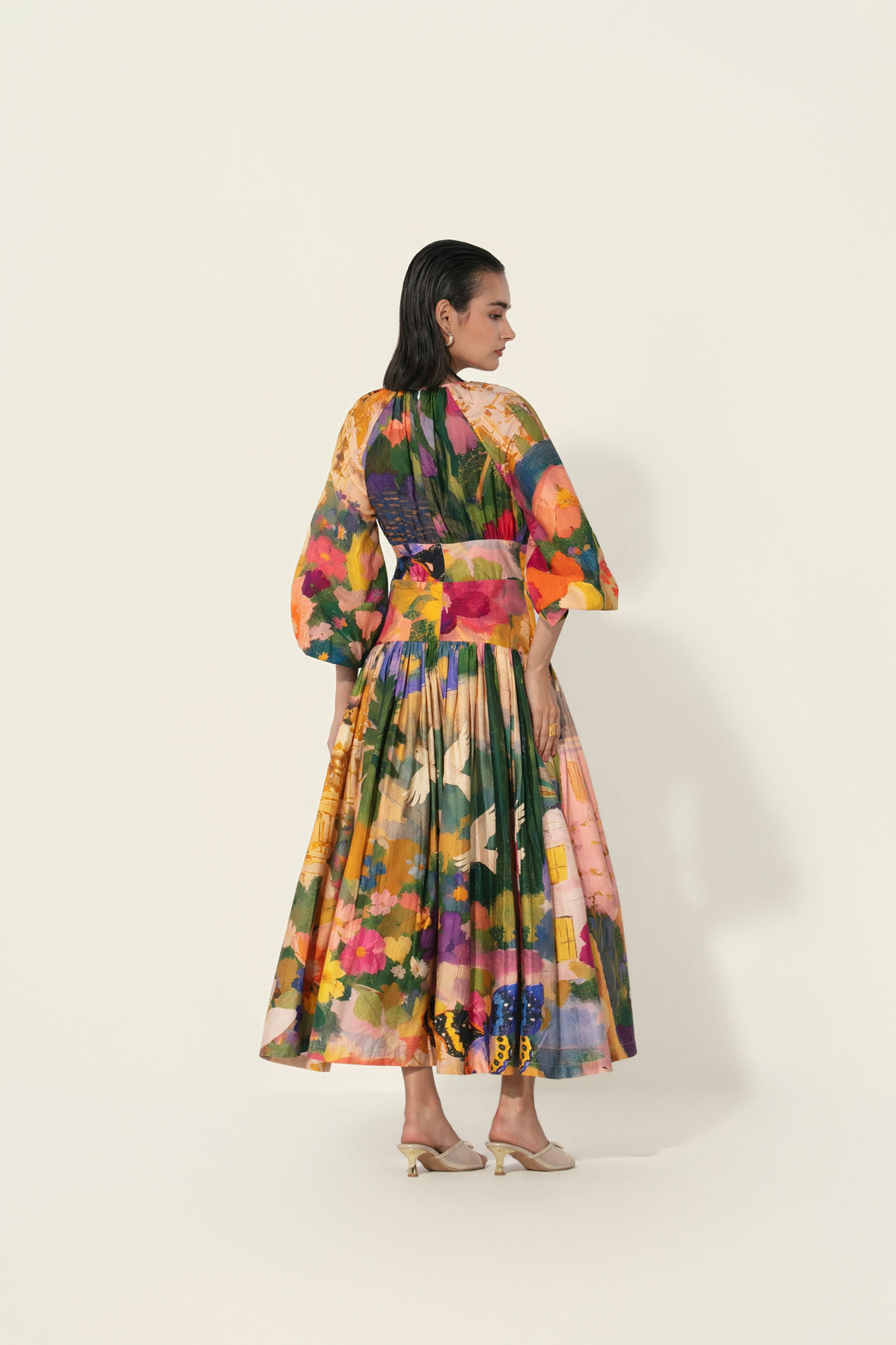 Antara in Jeanne Cutout Gathered Dress