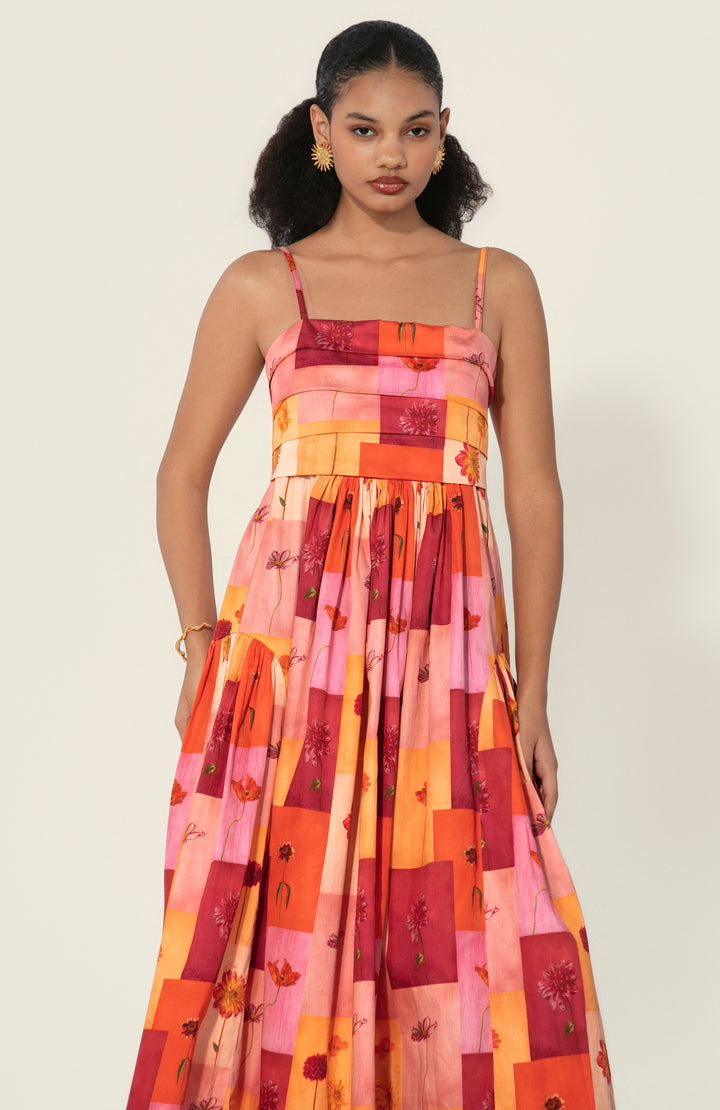 Rosita Panelled Maxi Dress