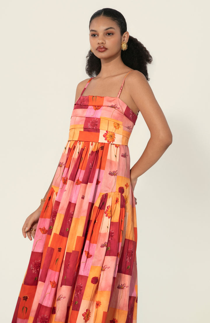 Rosita Panelled Maxi Dress