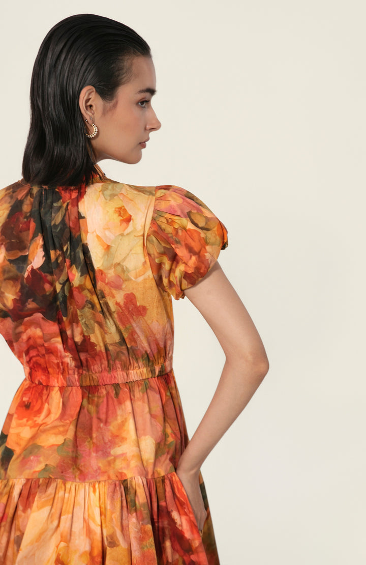 Mahlaqa Drawstring Mini Dress