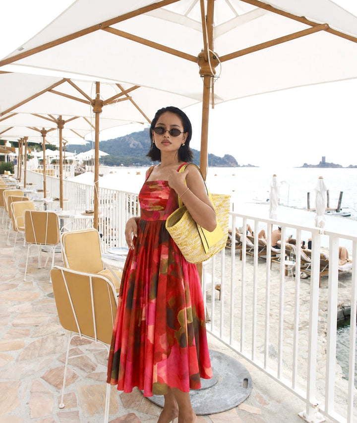 Elsie in Rose Reverie Long Dress