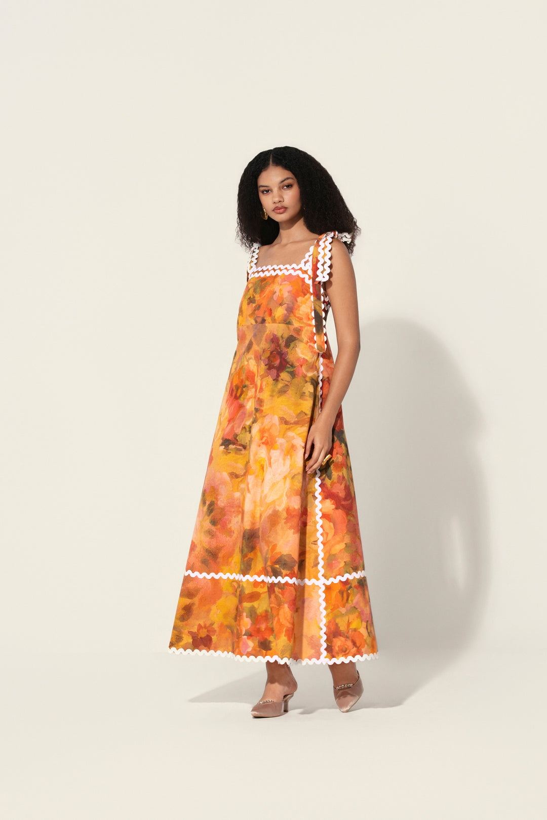 Mahlaqa Framed Maxi Dress