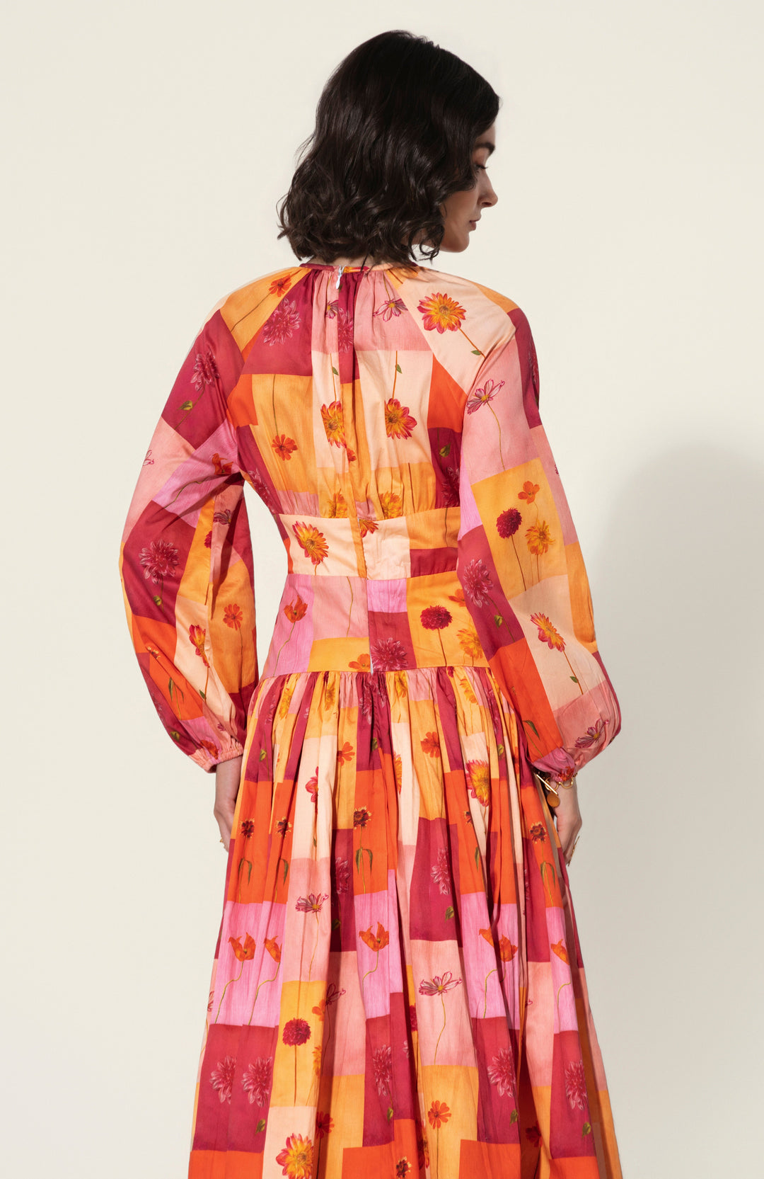 Rosita Cutout Gathered Dress