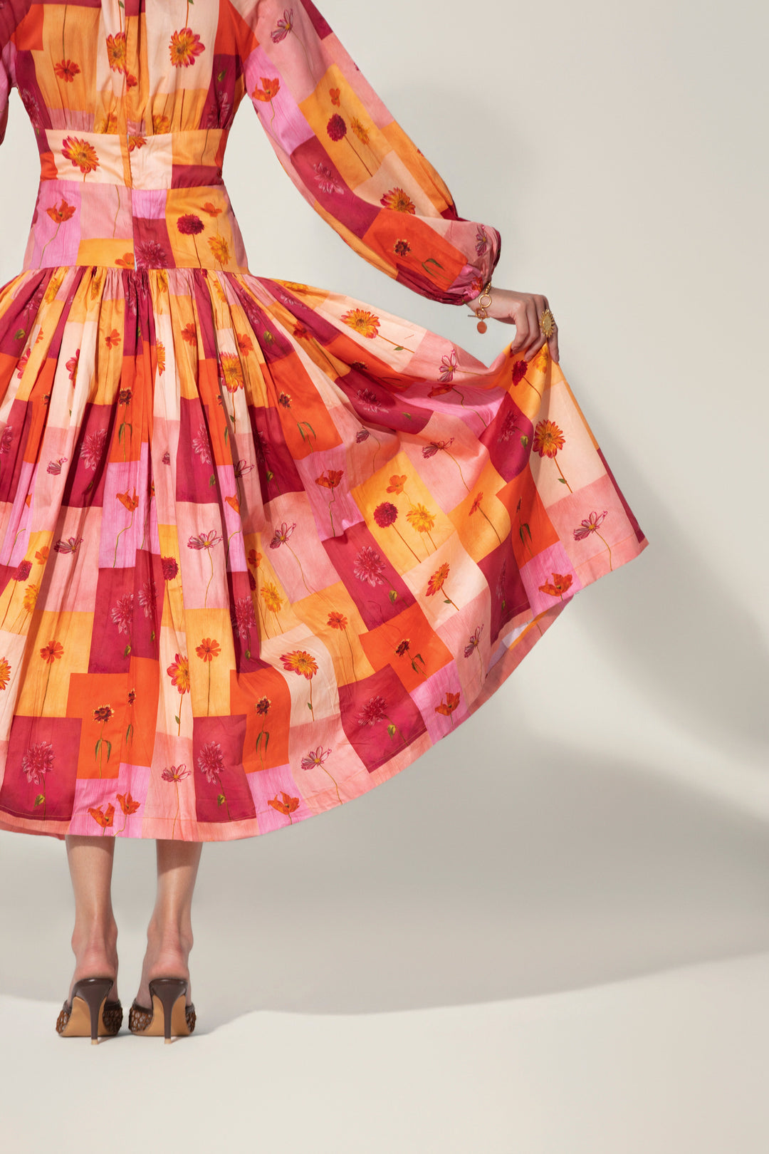 Rosita Cutout Gathered Dress