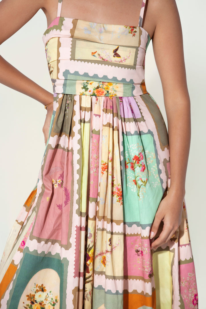 Marianne Panelled Maxi Dress