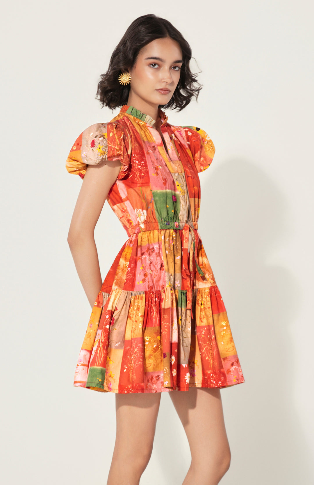 Vijaya Drawstring Mini Dress