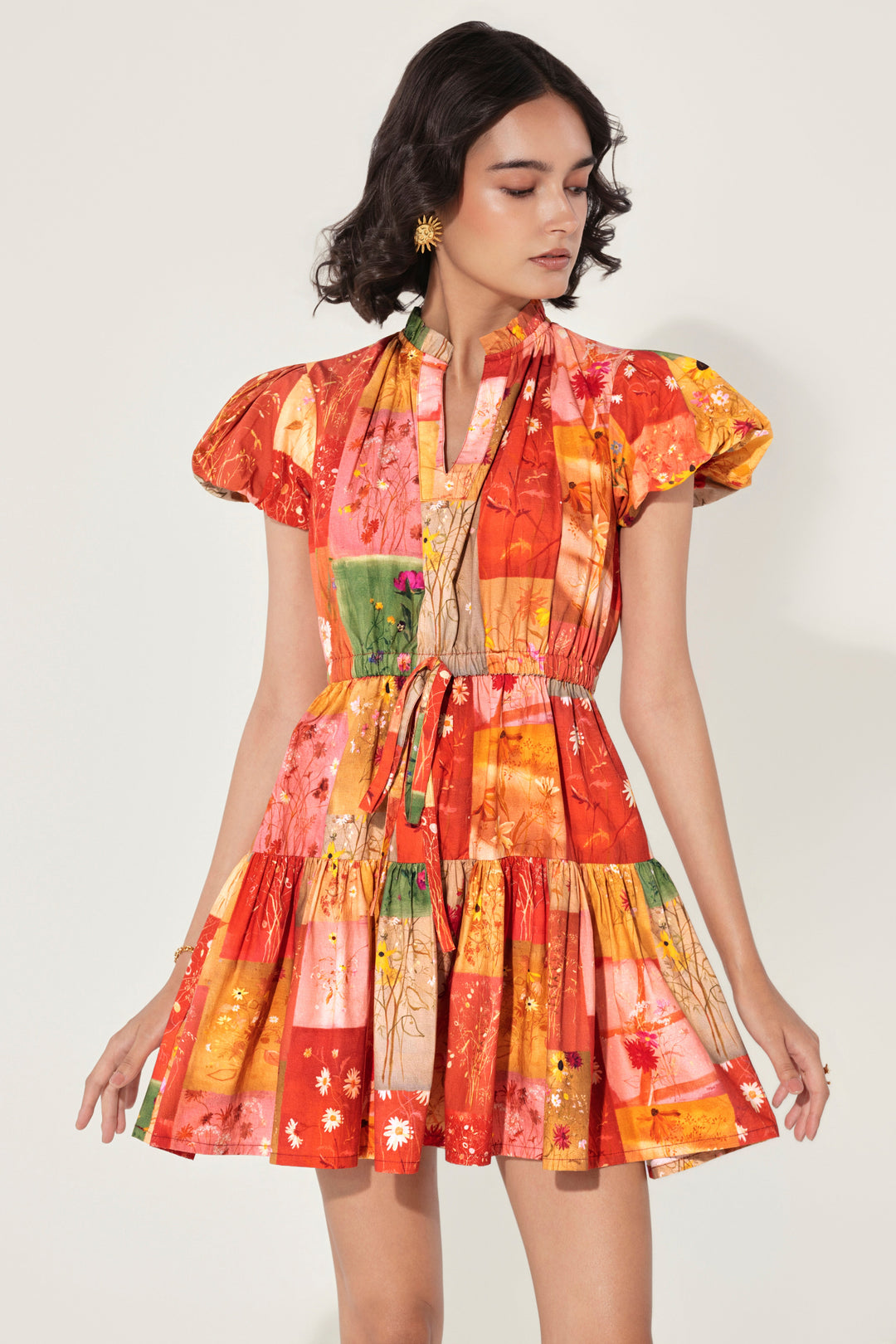 Vijaya Drawstring Mini Dress