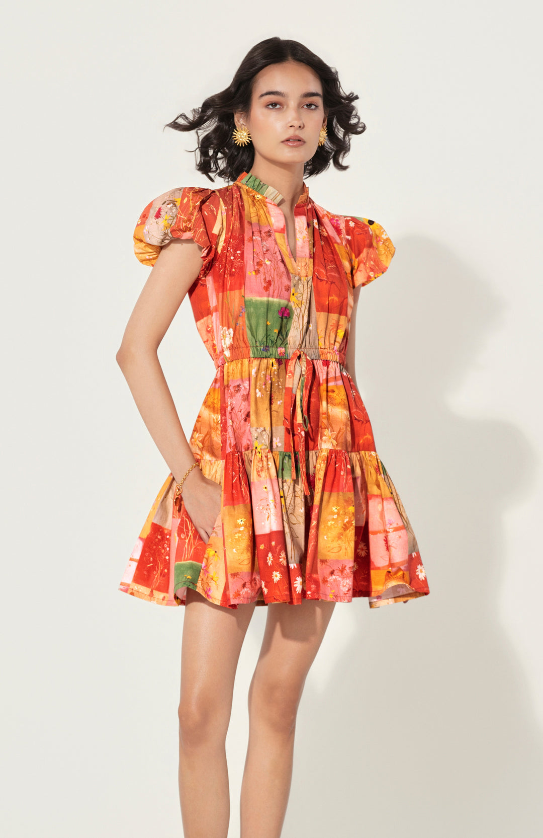 Vijaya Drawstring Mini Dress