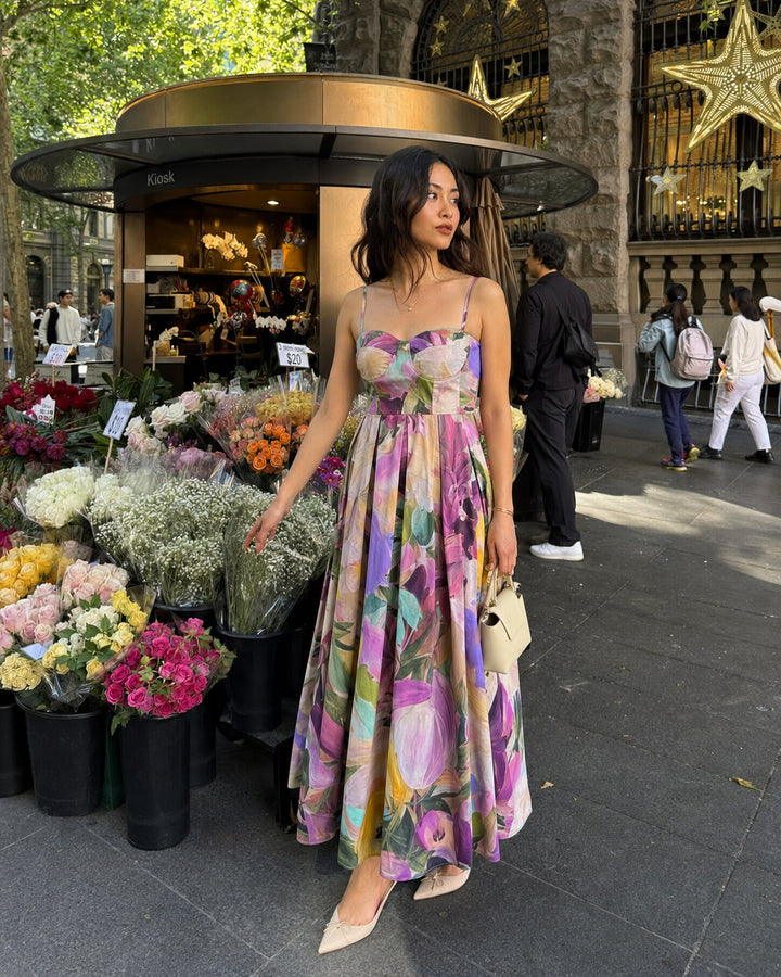 Claire in Nissar Padded Dress