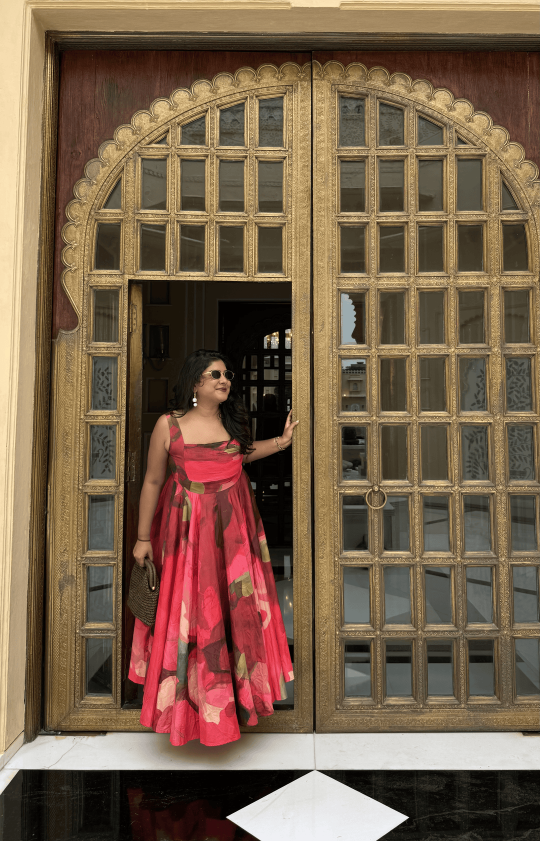 Mahima in Rose Reveire Long Dress