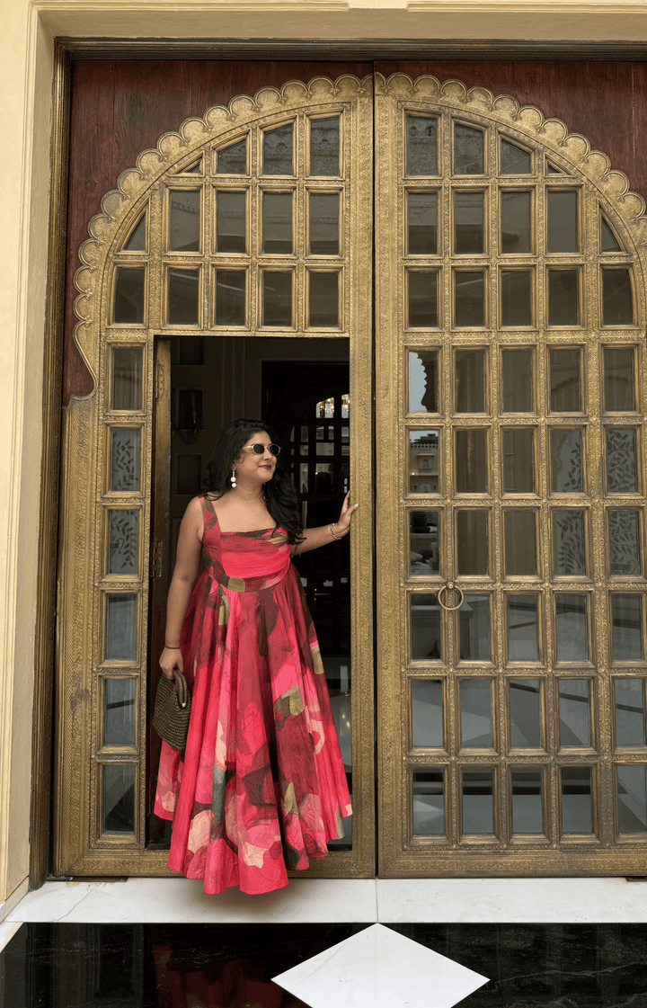 Mahima in Rose Reveire Long Dress