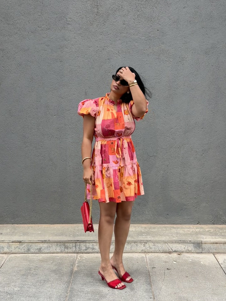 Apoorva in Rosita Panelled Maxi Dress