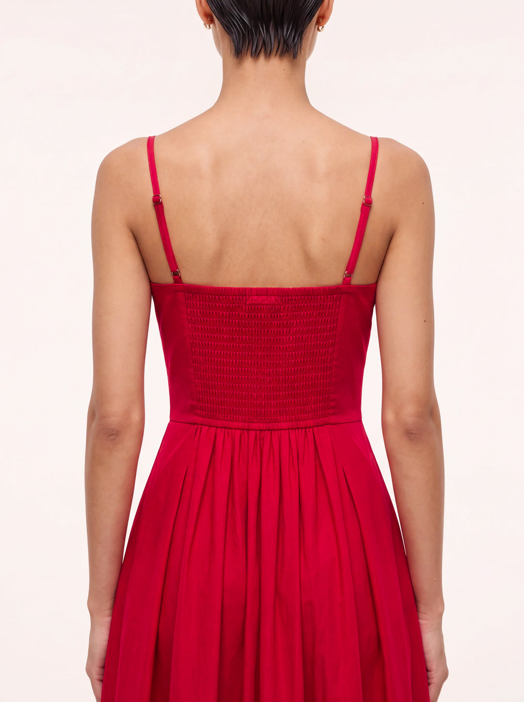 Odette Red Flared Maxi Dress