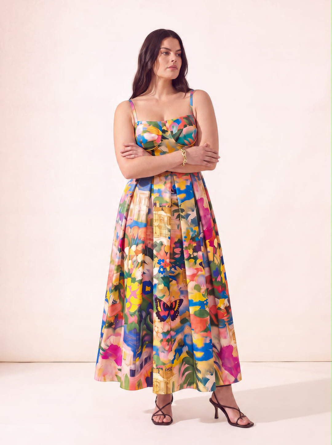 Sienna Padded Maxi Dress