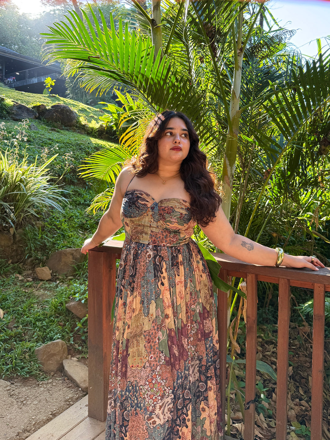 Laxmi Shetty in Eden Dust Vintage Dress