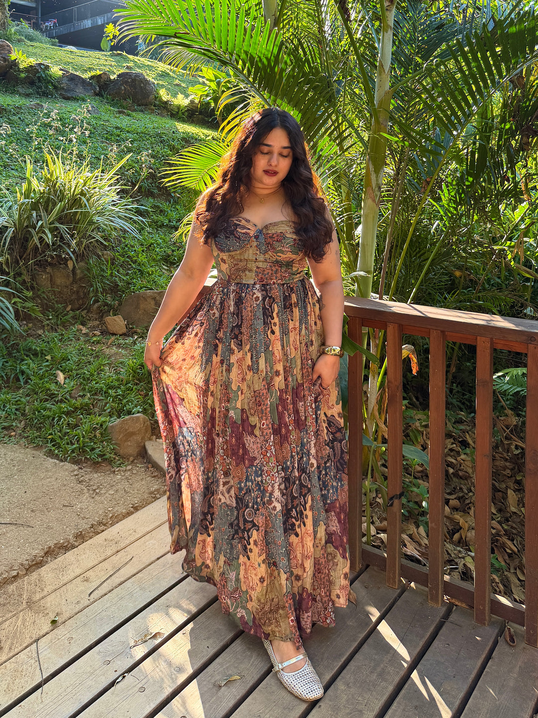 Laxmi Shetty in Eden Dust Vintage Dress