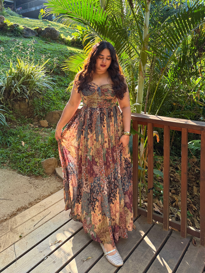Laxmi Shetty in Eden Dust Vintage Dress