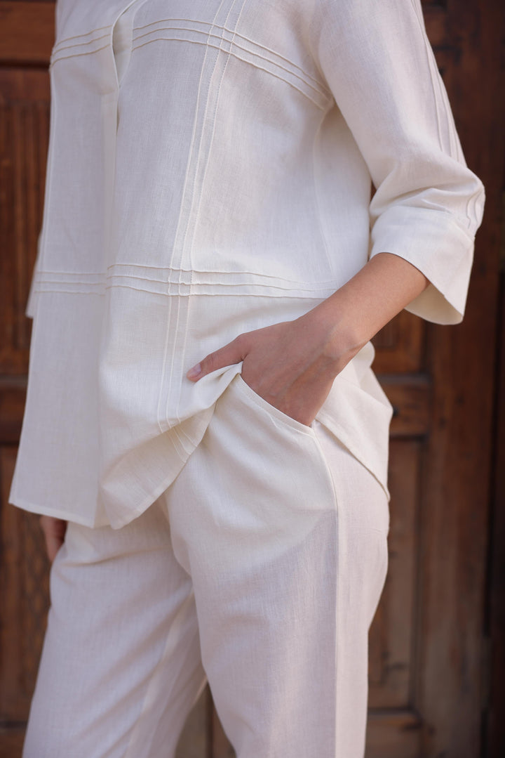 Jōmon Co-ord Set - Ivory