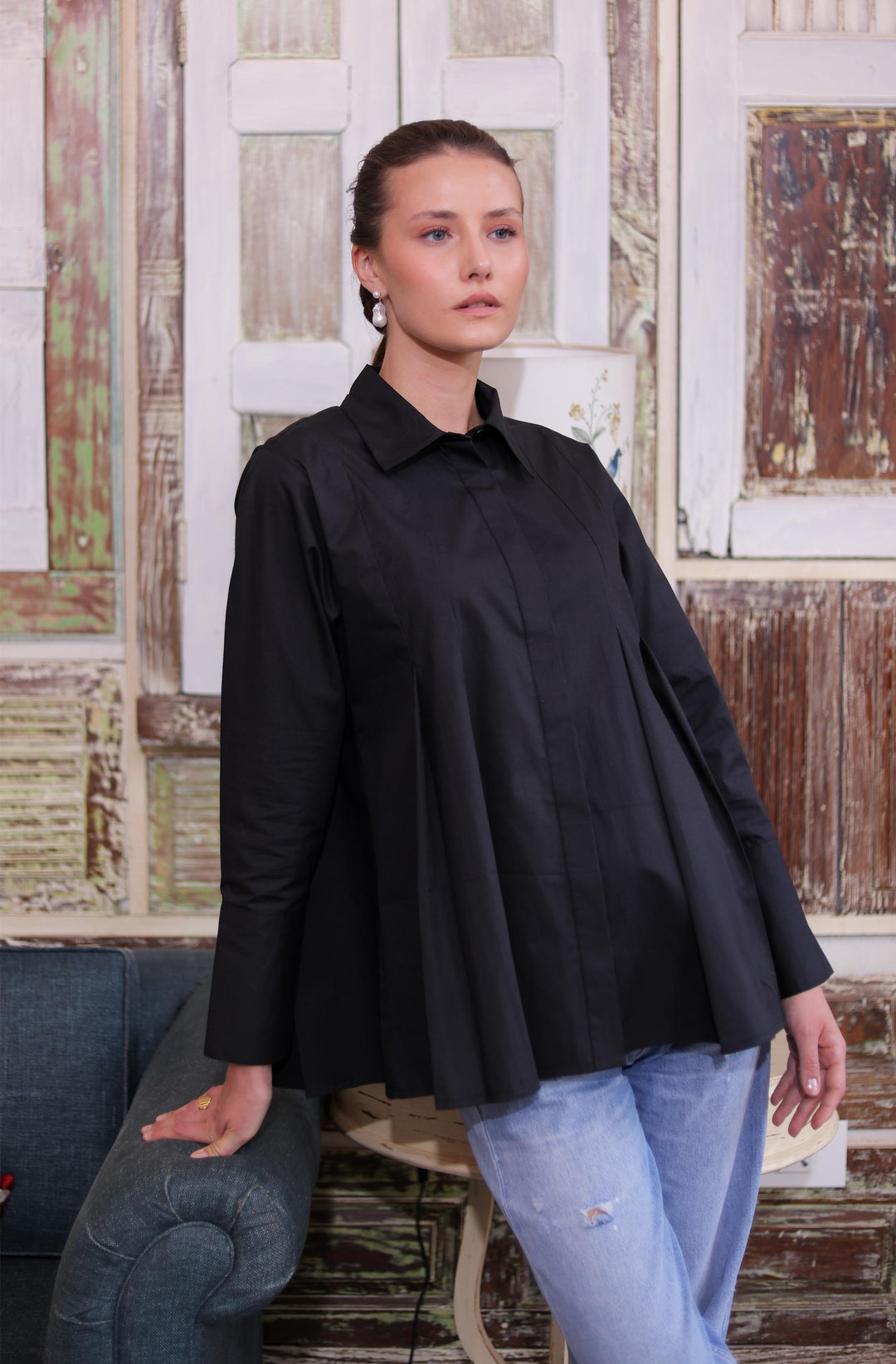 Eve’s Garden Shirt - Black