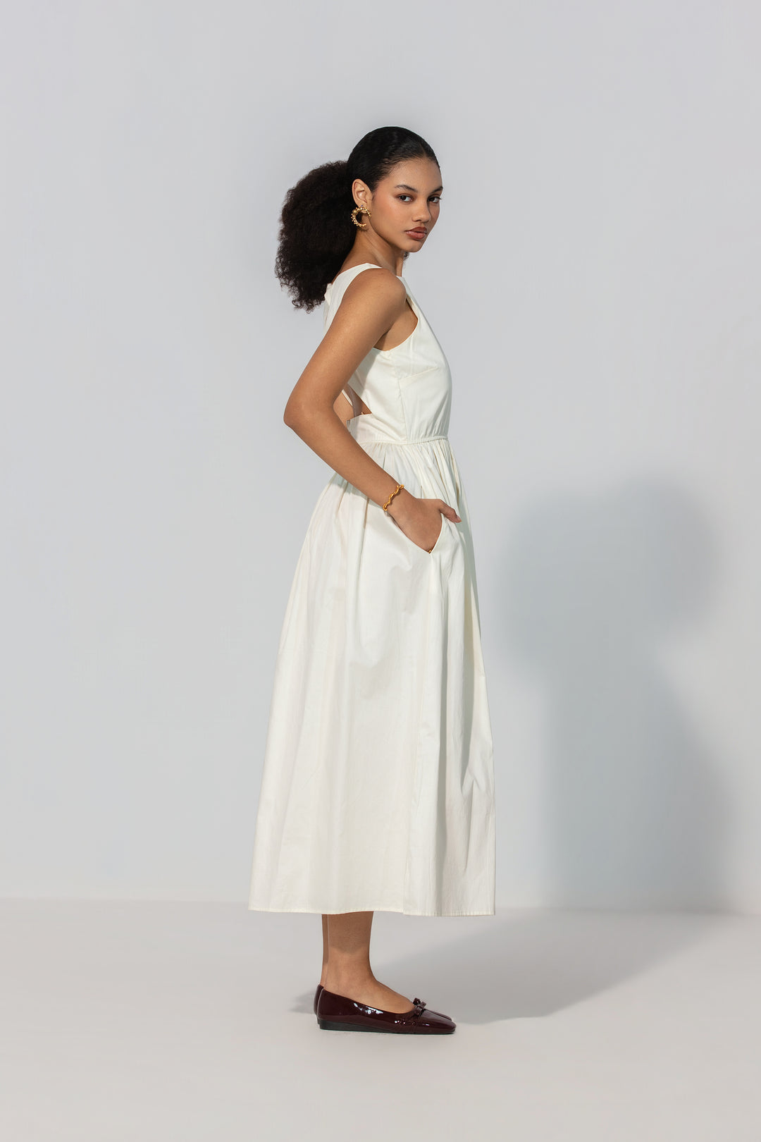 Ivory Gallery Maxi Dress