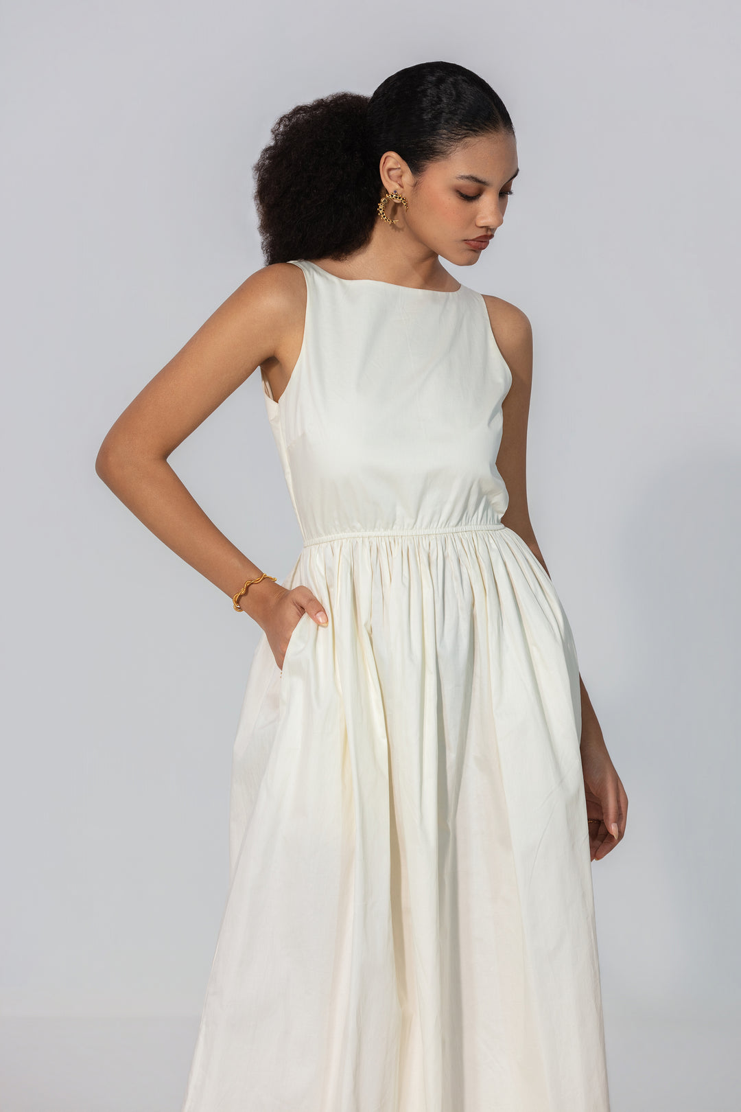 Ivory Gallery Maxi Dress