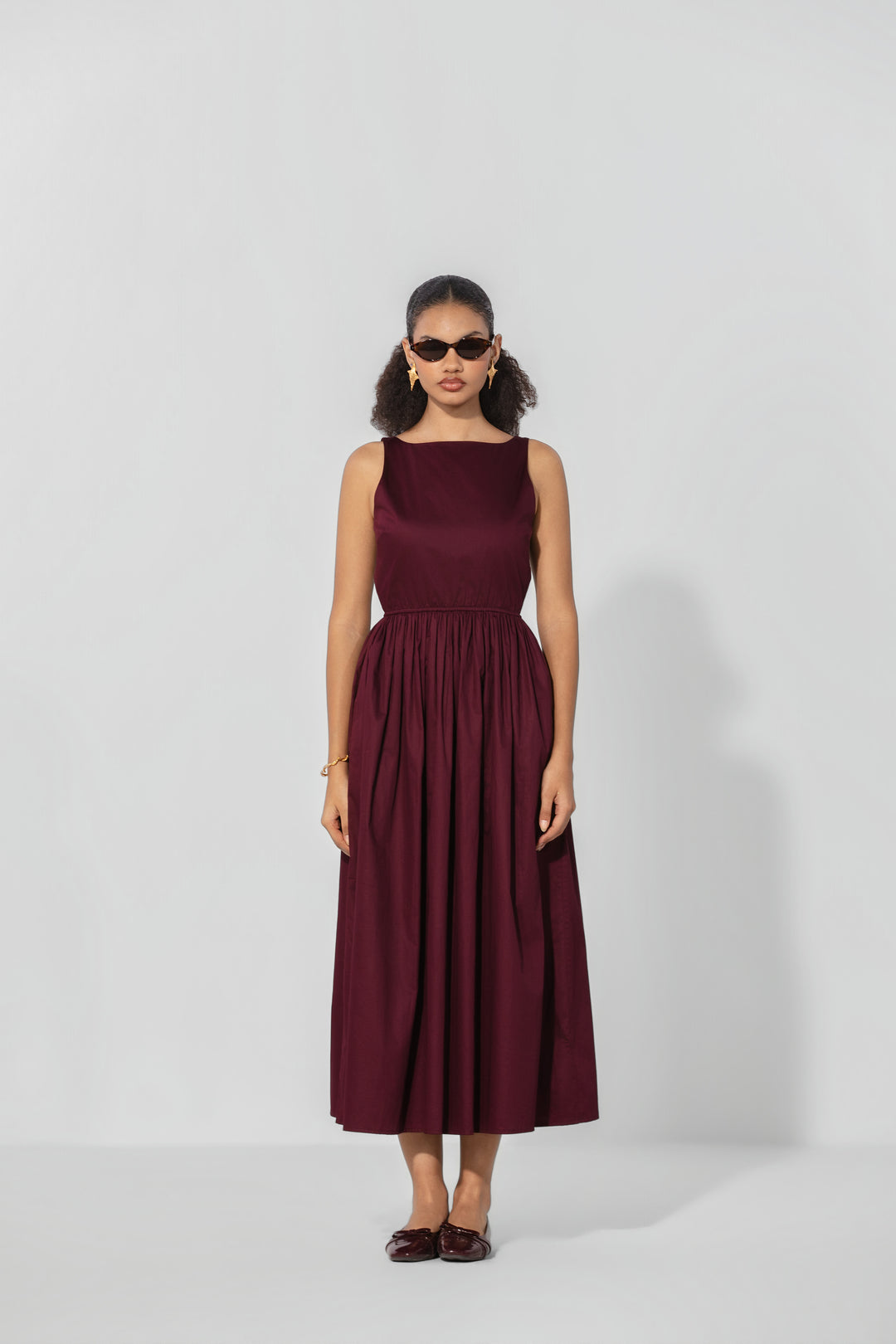 Wine Gallery Maxi Dress