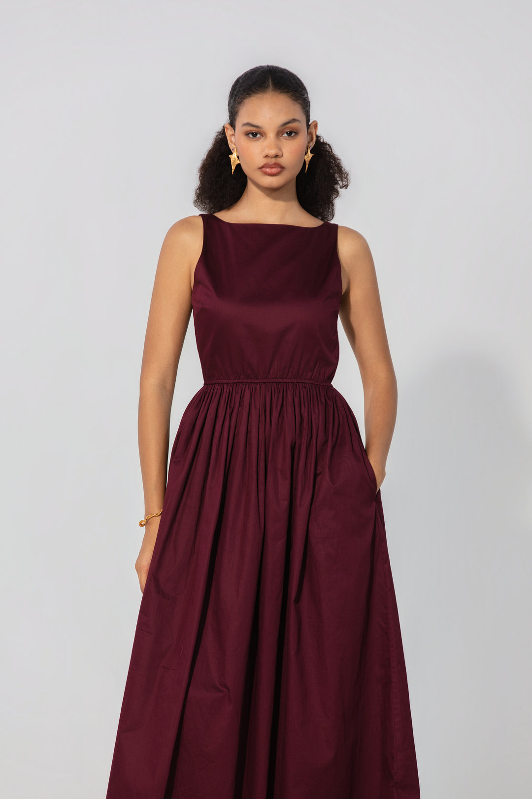 Wine Gallery Maxi Dress